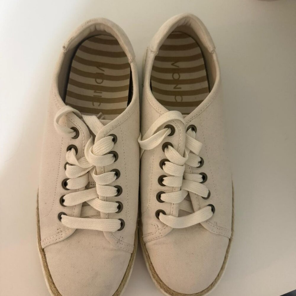 Women’s Casual Canvas Sneakers - Cream